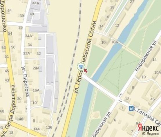 Схема рекламной плоскости по адресу Ж/Д вокзал место №2