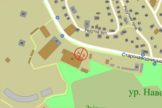 Схема рекламной плоскости по адресу Старонаводницкая, а/с "Скиф"