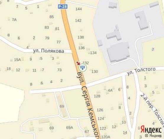 Схема рекламной плоскости по адресу Кемского ул., 132