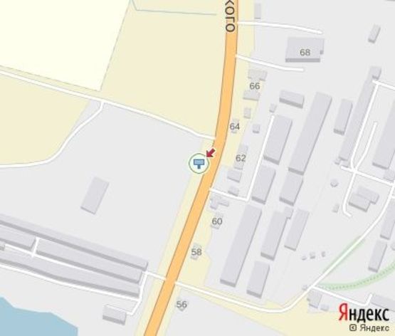 Схема рекламной плоскости по адресу Кемского ул., 60