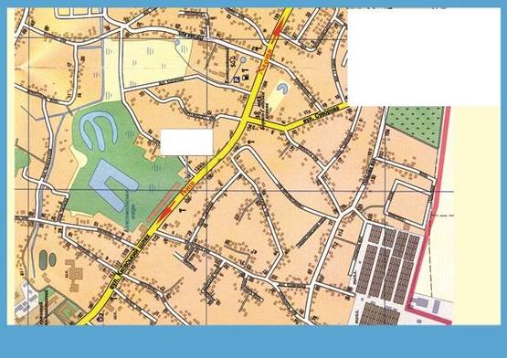 Схема рекламной плоскости по адресу Траса Е40, вул. Київський Шлях, 129