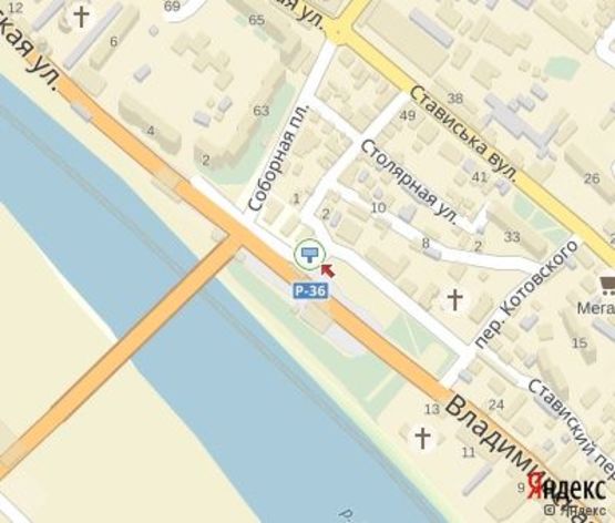 Схема рекламної площини за адресою Греческая ул.