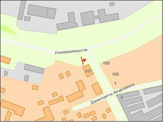 Схема рекламной плоскости по адресу Zt 077 вул.Ватутіна,106 / вул.Мануільського Б МЕТРО