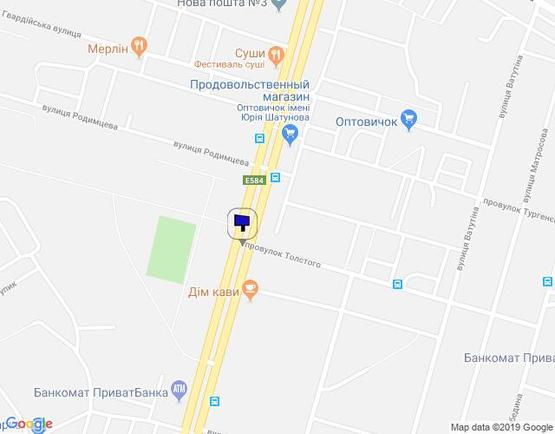 Схема рекламной плоскости по адресу просп. Свободы, 120/25, перекрёсток с переулком Толстого