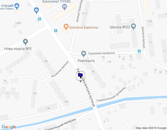 Схема рекламної площини за адресою ул. Республиканская, 146, район рынка «Крюковчанка»