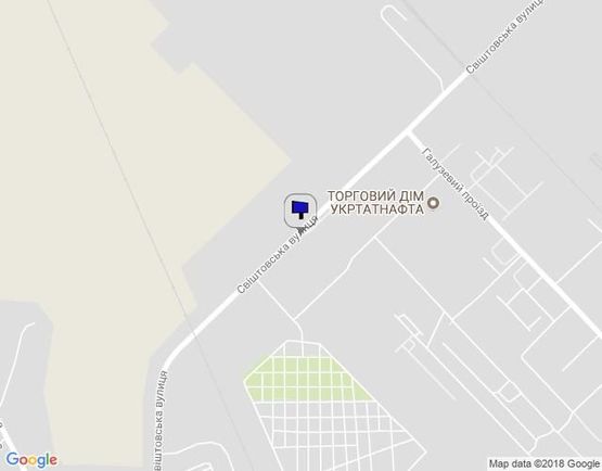 Схема рекламной плоскости по адресу ул. Свиштовская, 25, возле строительного супермаркета «Сфера», район Кременчугского нефтеперерабатывающего завода