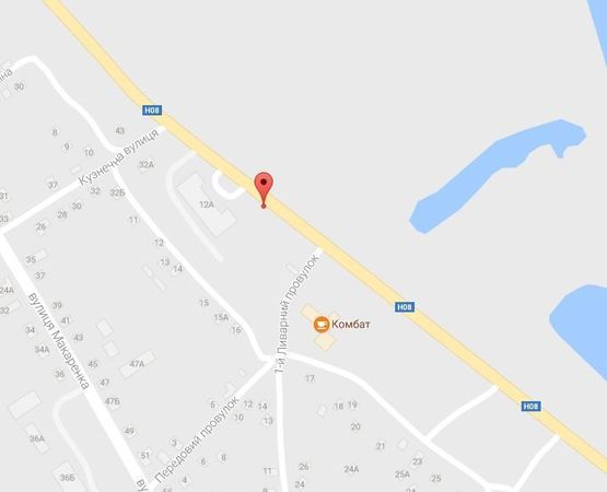 Схема рекламной плоскости по адресу набережная Лейтенанта Днепрова, возле строения № 12-а (пожарная часть)