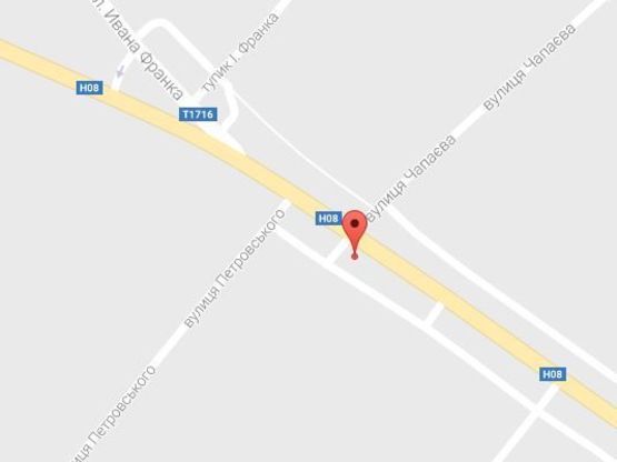 Схема рекламної площини за адресою ул. Киевская, возле домовладения № 241