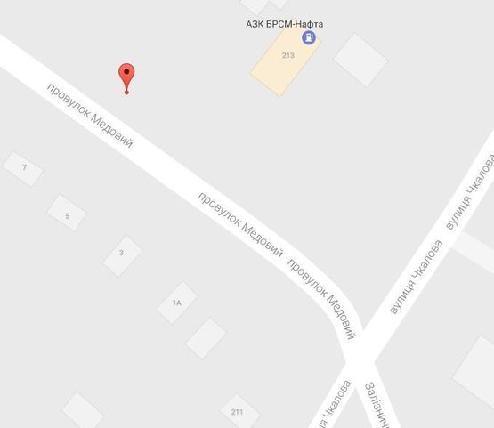 Схема рекламной плоскости по адресу переулок Медовый (переулок Постышева), 213, район АЗС и Кондитерской фабрики «Лукас»