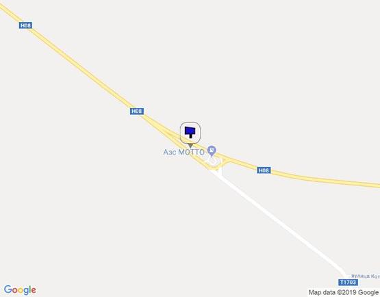 Схема рекламной плоскости по адресу ул. Киевская, 320 возле АЗС "БРСМ-нафта"