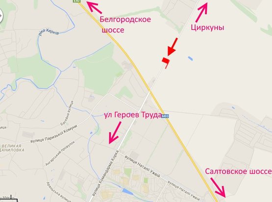 Схема рекламной плоскости по адресу К. Корка-окружная дорога-4- въезд в город со ст пос Липцы, Циркуны