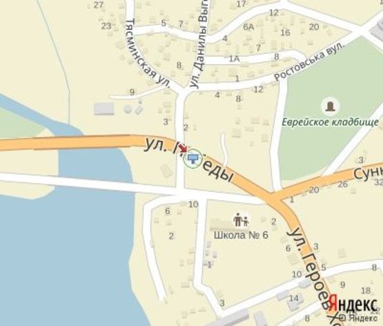 Схема рекламної площини за адресою Героев Холодноярцев ул.  (напротив Гостелло пер.)