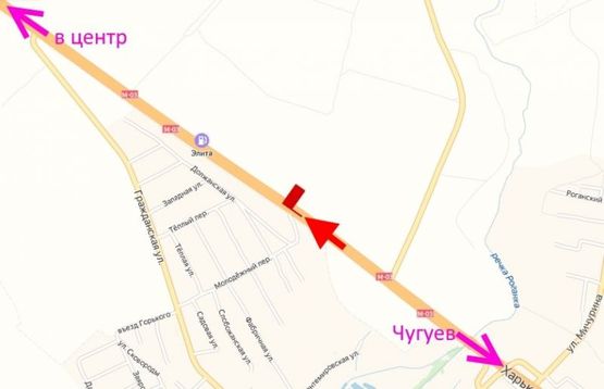 Схема рекламной плоскости по адресу Московский пр-т - Ростовская трасса - АЗС Аэлита-6-въезд в город