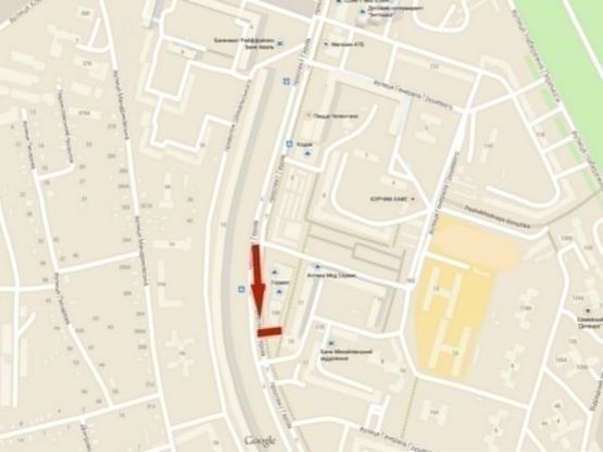 Схема рекламной плоскости по адресу ж/м Перемога, магазин "ПІК"/ж/м Победа, магазин "ПИК" , МакДональдс, Комфи, Адидас