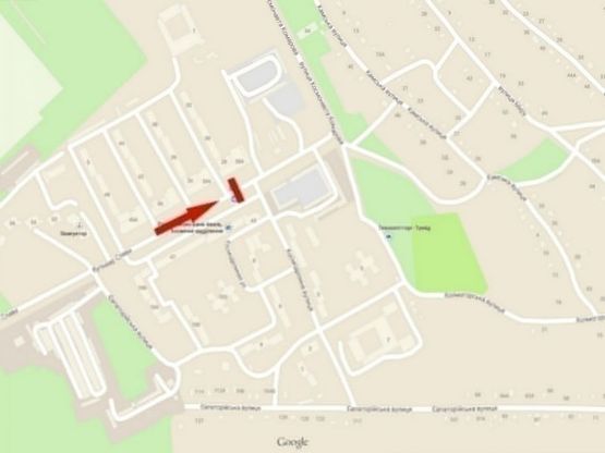 Схема рекламної площини за адресою ж/м Сокіл, магазин "АТБ-Маркет"/ж/м Сокол, магазин "АТБ-Маркет", ресторан Бакинский дворик