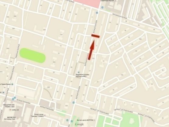 Схема рекламной плоскости по адресу пр-т. Петра Калнишевського - вул. Батумська, ринок "Северный"/ул. Косиора - ул. Батумская, рынок "Северный"