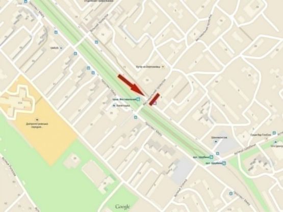 Схема рекламної площини за адресою пр-т. Миру, ринок/пр. Мира, рынок, рядом ТЦ Караван