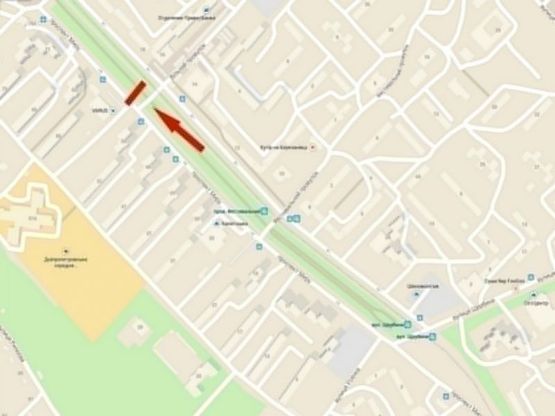 Схема рекламной плоскости по адресу пр-т. Миру, магазин "АТБ-Маркет"/пр. Мира, магазин "АТБ-Маркет"