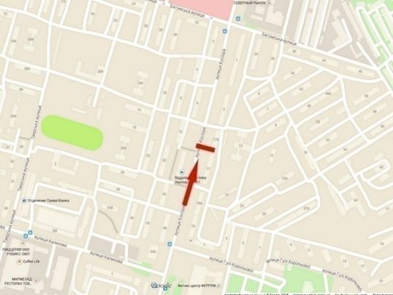 Схема рекламної площини за адресою пр-т. Петра Калнишевського, 17 - "ВТБ Банк"/ул. Косиора, 17 - "ВТБ Банк"