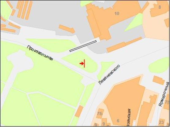 Схема рекламной плоскости по адресу вул.Курчатова, 10/ул.Курчатова, 10, автовокзал, рядом жд вокзал, Курчатовский рынок, зоорынок