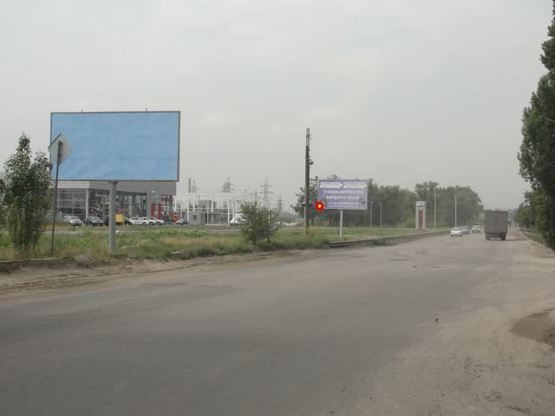 Схема рекламної площини за адресою вул.Дніпросталевська -вул.Олександра Ацупа/ул.Винокурова - ул.Комиссара Крылова, автосалоны, авторынок, жм Северный