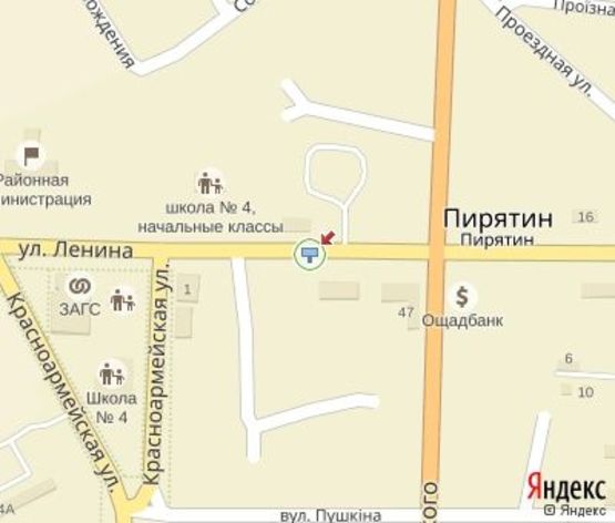 Схема рекламної площини за адресою Соборна ул.,49 (ресторан "Удай", "ПриватБанк")