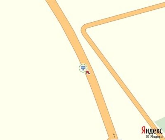 Схема рекламної площини за адресою выезд город Пирятин, трасса Киев-Харьков (4 км. от г. Пирятина)