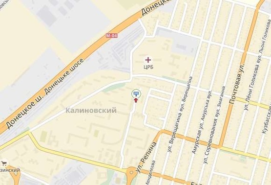 Схема рекламной плоскости по адресу вул. Янтарна, навпроти будинку №56/ул. Янтарная напротив дома №56