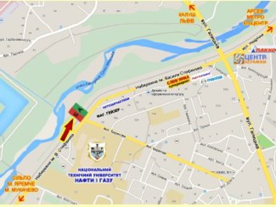 Схема рекламной плоскости по адресу Набережна-Берегова