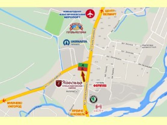 Схема рекламной плоскости по адресу Коновальця   ( гот. "Айвенго" )