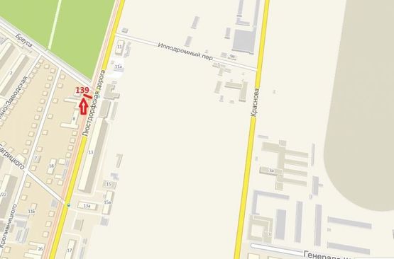 Схема рекламної площини за адресою Люстдорфская дорога - ул. Бреуса