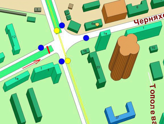 Схема рекламной плоскости по адресу Адмиральский пр-т - 5 ст. Фонтанской дор.