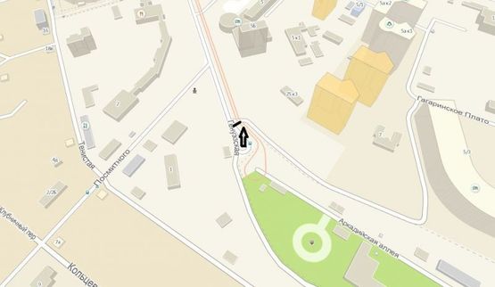 Схема рекламної площини за адресою ул. Гагаринское плато, 25, корпус 3 (Аркадия) (щит 3x4)