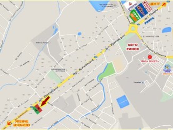 Схема рекламної площини за адресою Криховецька      (біля знаку Івано-Франківськ) №8