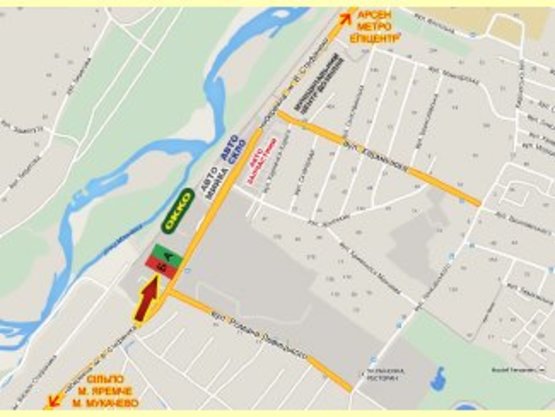 Схема рекламной плоскости по адресу Набережна-Левицького