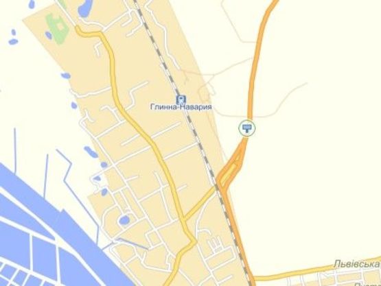 Схема рекламної площини за адресою Львів-Пустомити-Меденичі, нижній