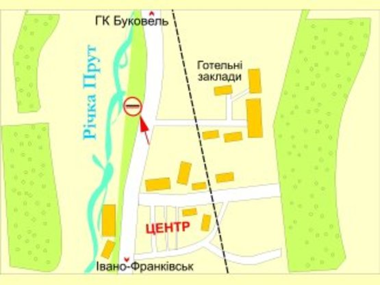 Схема рекламної площини за адресою вул.Свободи,258