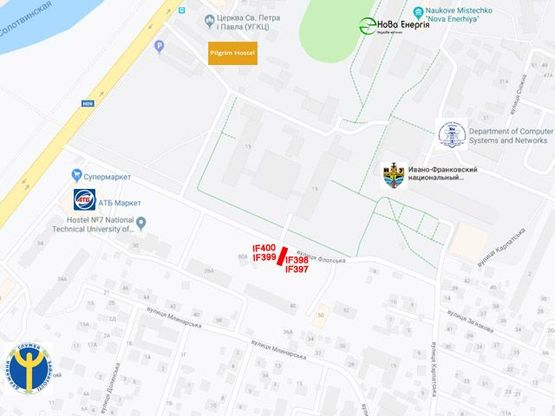 Схема рекламной плоскости по адресу Флотська