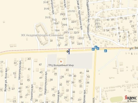 Схема рекламной плоскости по адресу Совиньон- проспект Свободы ( Таврия В) 7А