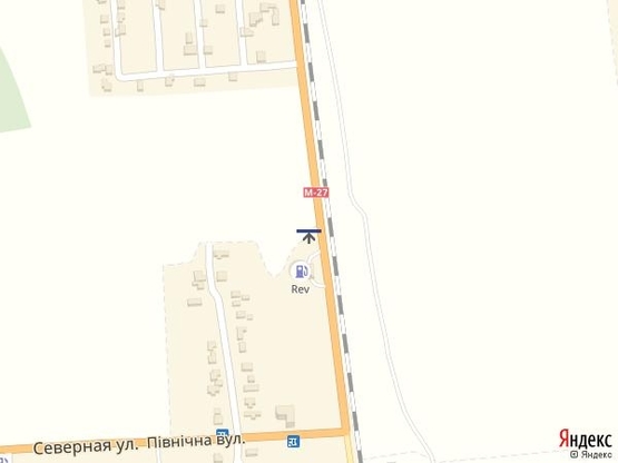 Схема рекламной плоскости по адресу Одесса-Черноморск 21Б