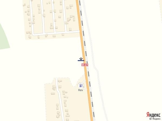 Схема рекламной плоскости по адресу Одесса-Черноморск 22А