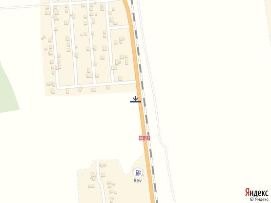 Схема рекламной плоскости по адресу Одесса-Черноморск 23А