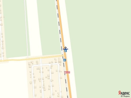 Схема рекламной плоскости по адресу Одесса-Черноморск 25Б