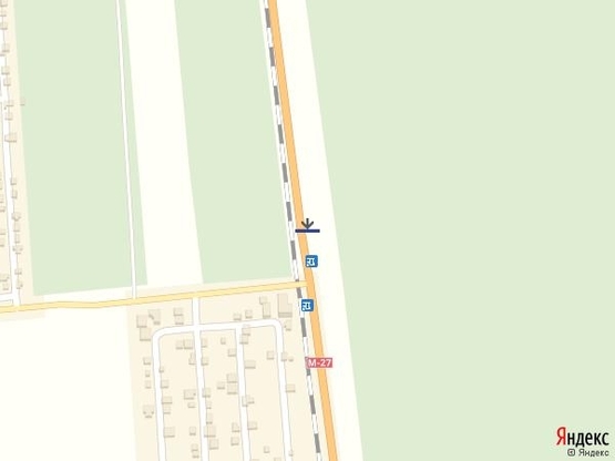 Схема рекламной плоскости по адресу Одесса-Черноморск 26Б