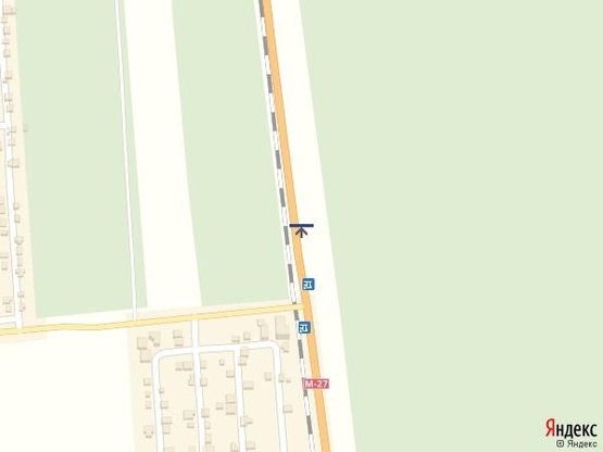 Схема рекламной плоскости по адресу Одесса-Черноморск 27А