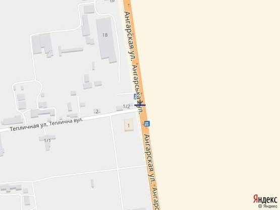 Схема рекламної площини за адресою Авангард 32А