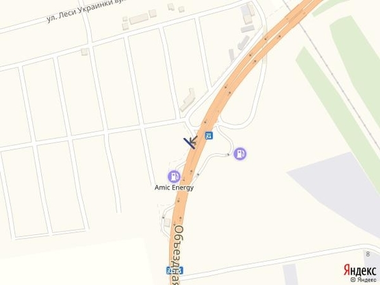 Схема рекламної площини за адресою Объезд г.Одесса 20+300 А