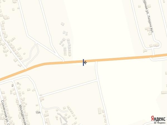 Схема рекламной плоскости по адресу Одесса - Южный 21+200 Б