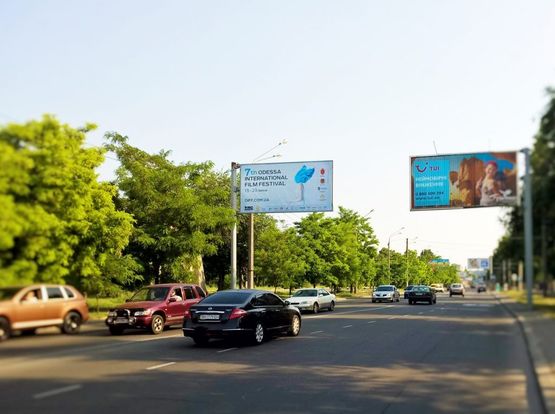 Схема рекламної площини за адресою Люстдорфская дорога / Артиллерийский парк / Мемориал