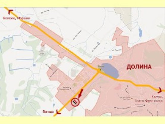 Схема рекламної площини за адресою вул.Обліски, ст.Б